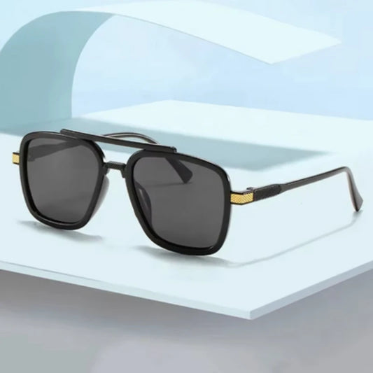 Square Sunglasses Women Classic Brand Polarized Sun Glasses Men Vintage Oversized Double Bridge Shades Outdoor Fishing Goggles